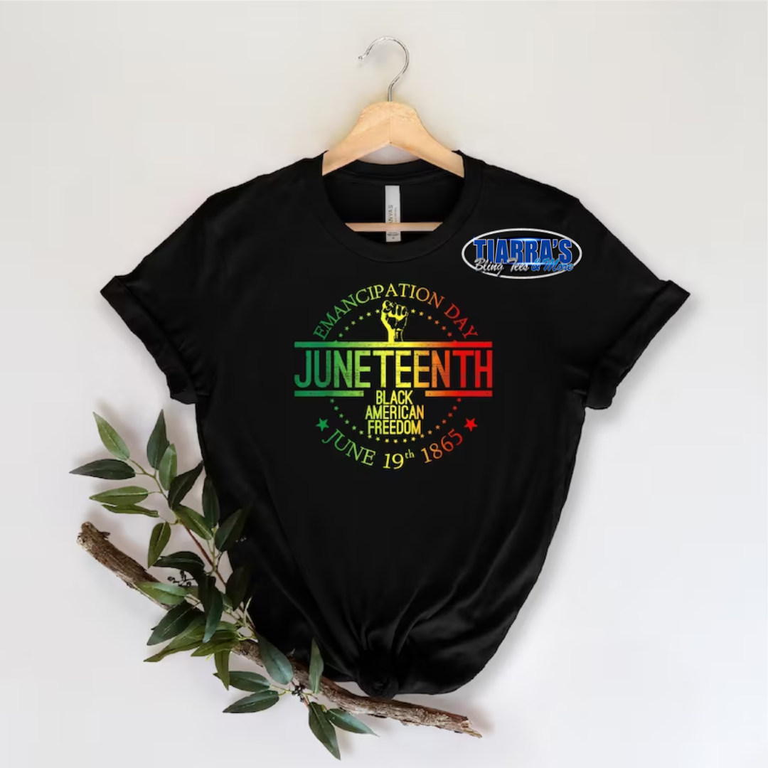 Unisex Juneteenth Black T-Shirt